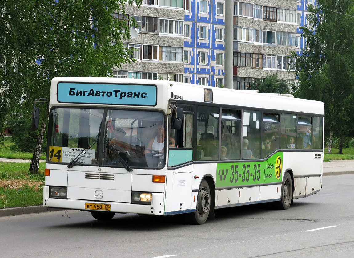 Владимирская область, Mercedes-Benz O405N2 № ВТ 958 33