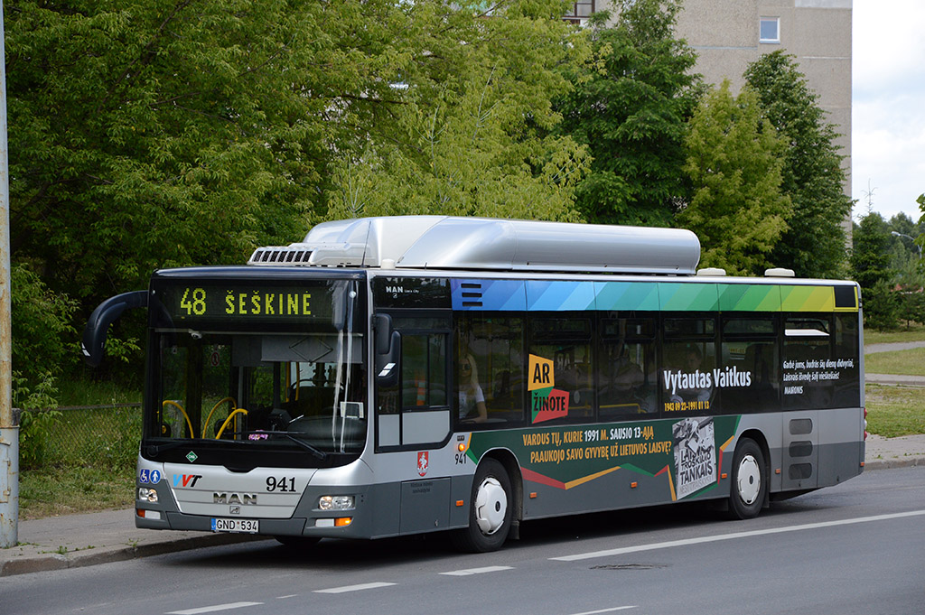 Литва, MAN A21 Lion's City NL273 CNG № 941