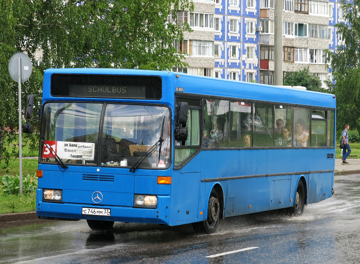 Владимирская область, Mercedes-Benz O405 № С 746 ММ 33