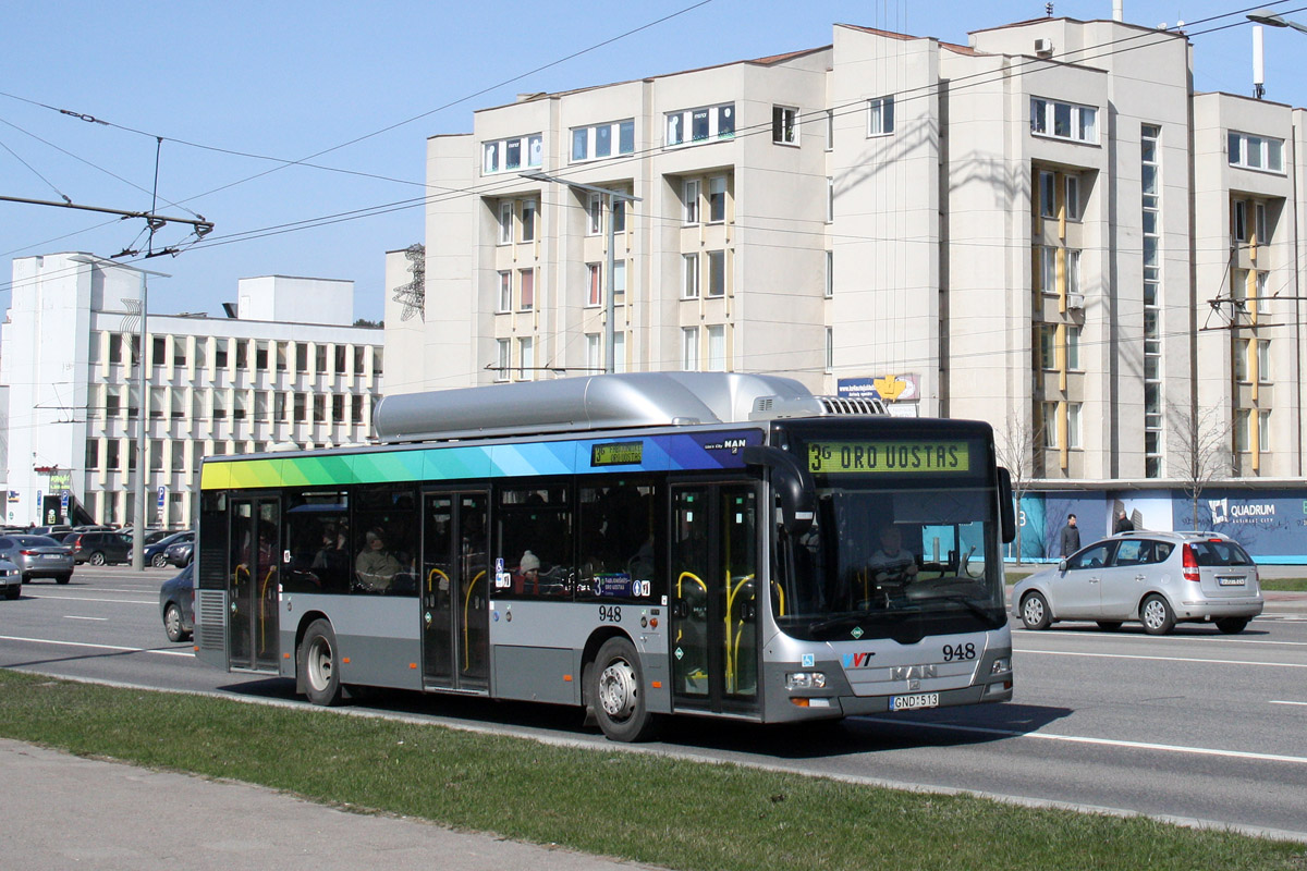 Литва, MAN A21 Lion's City NL273 CNG № 948