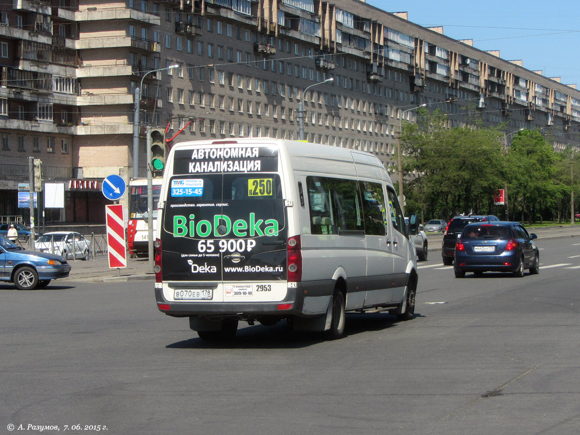 Санкт-Петербург, БТД-2219 (Volkswagen Crafter) № 2953