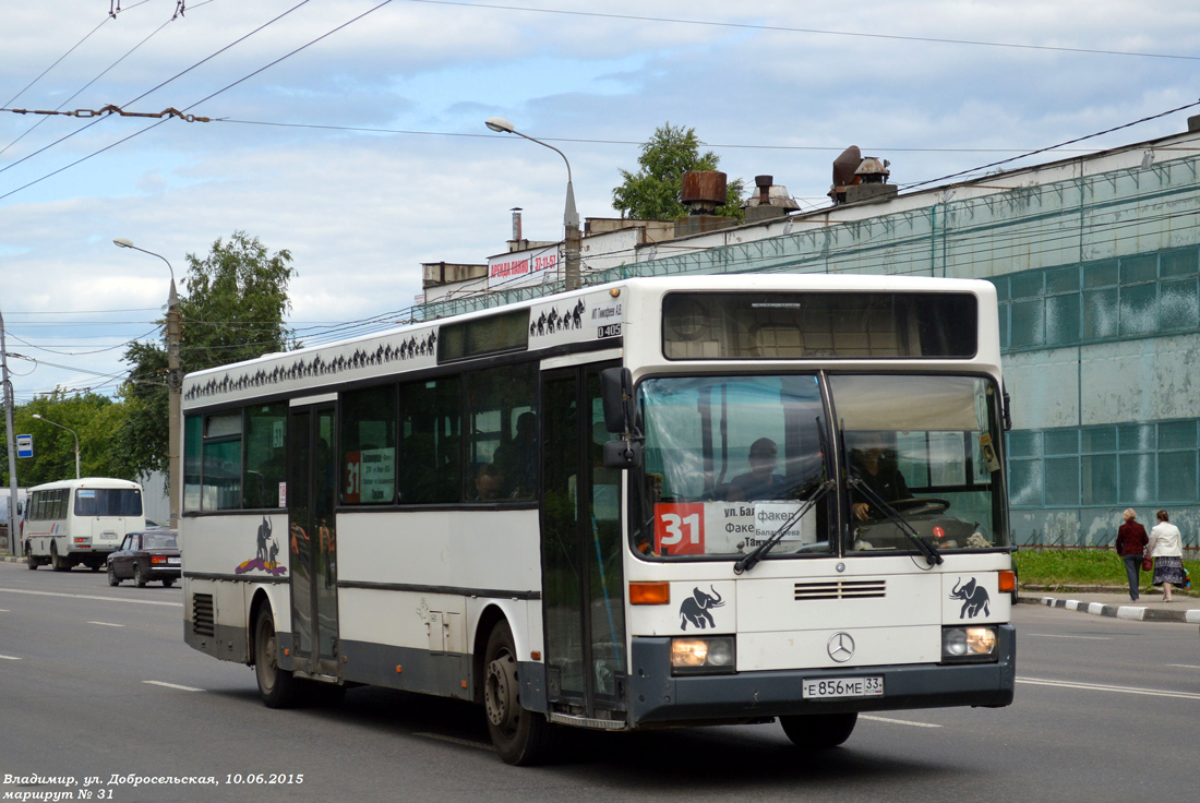 Владимирская область, Mercedes-Benz O405 № Е 856 МЕ 33