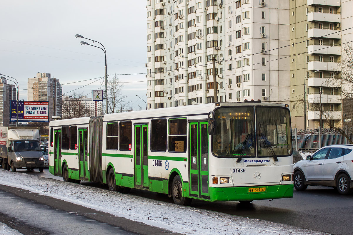 Москва, ЛиАЗ-6212.01 № 01486