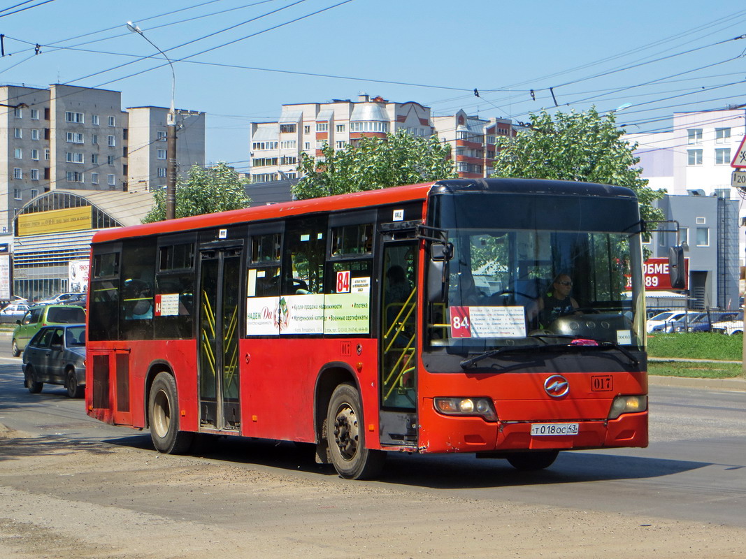 Кировская область, Higer KLQ6118GS № Т 018 ОС 43