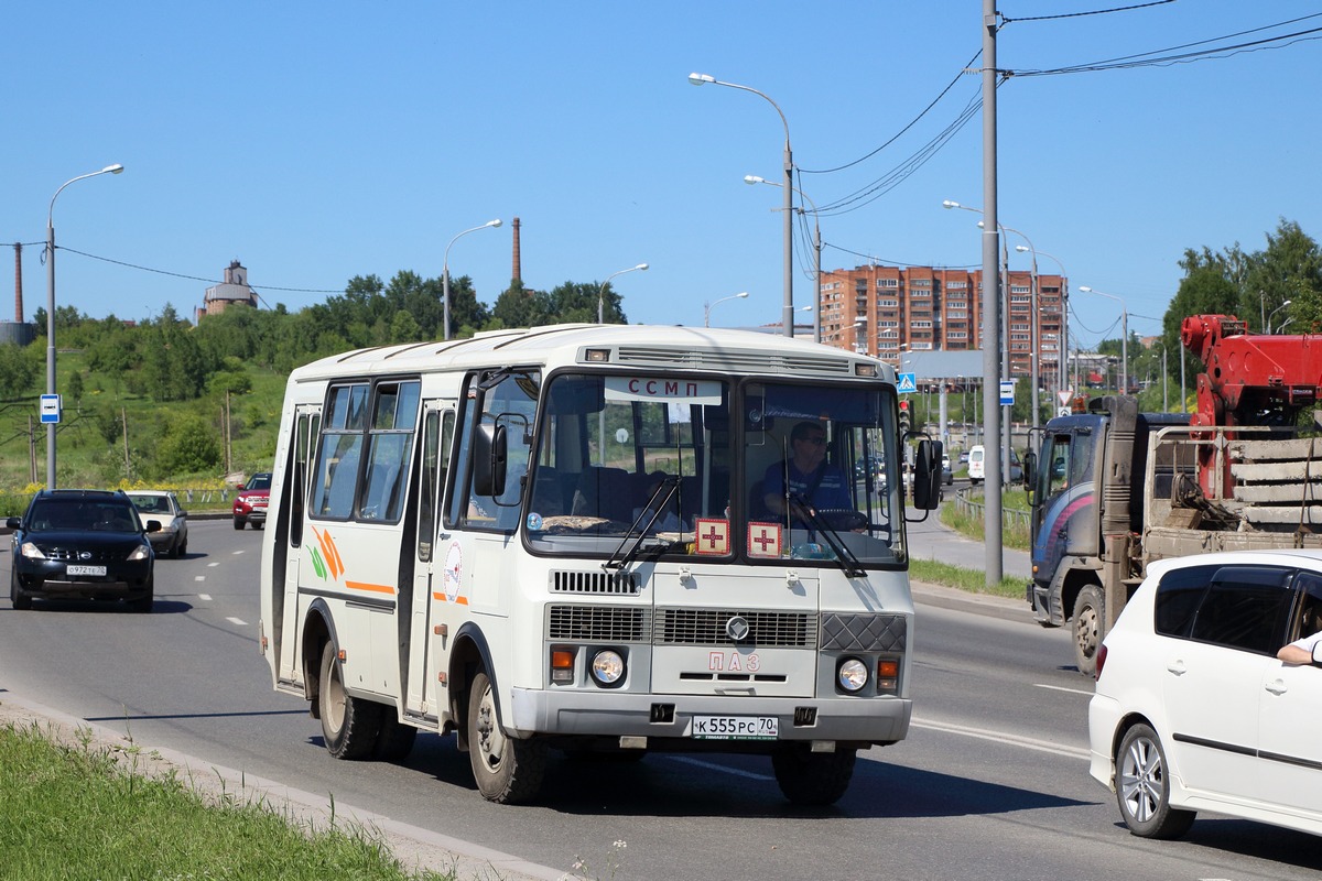 Томская область, ПАЗ-32054 № К 555 РС 70