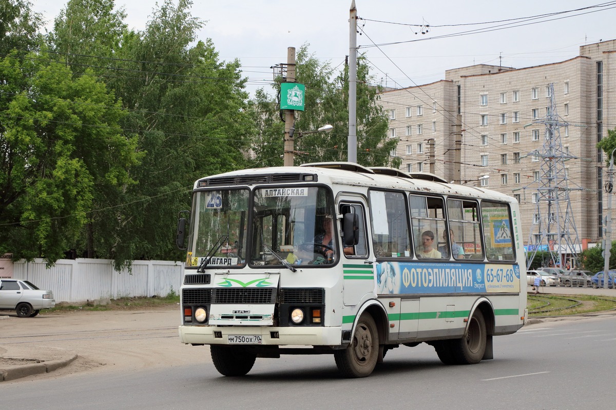 Томская область, ПАЗ-32051-110 № М 750 ОХ 70