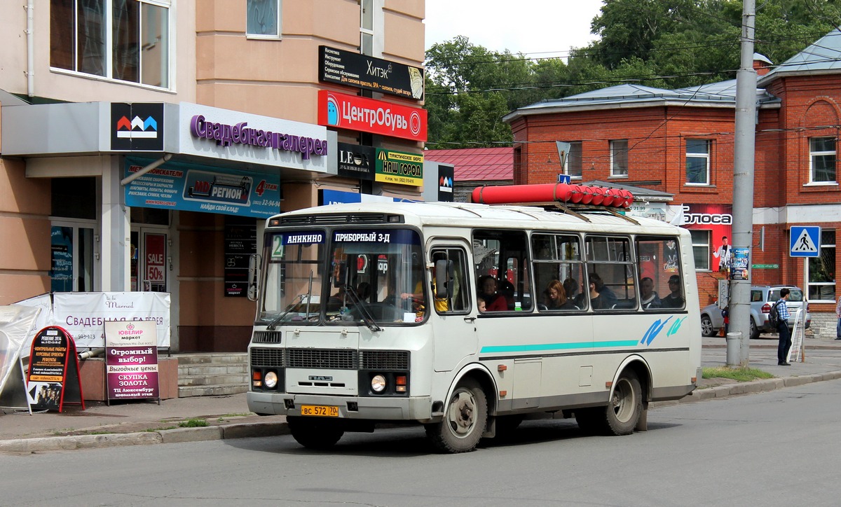 Томская область, ПАЗ-32054 № ВС 572 70