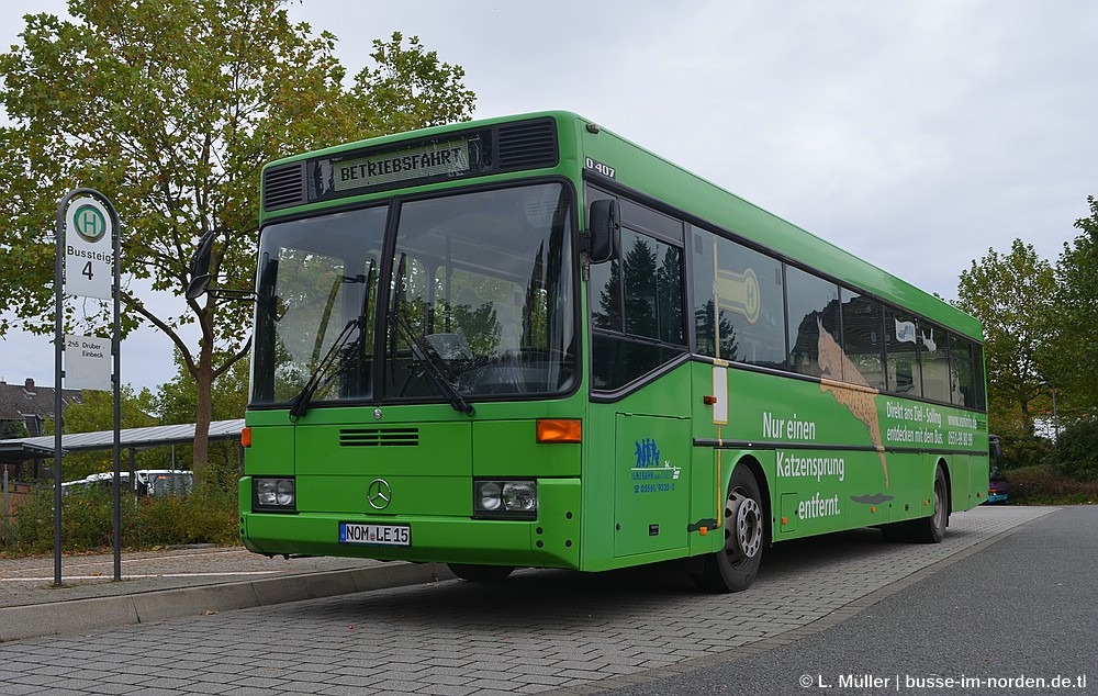 Нижняя Саксония, Mercedes-Benz O407 № 15