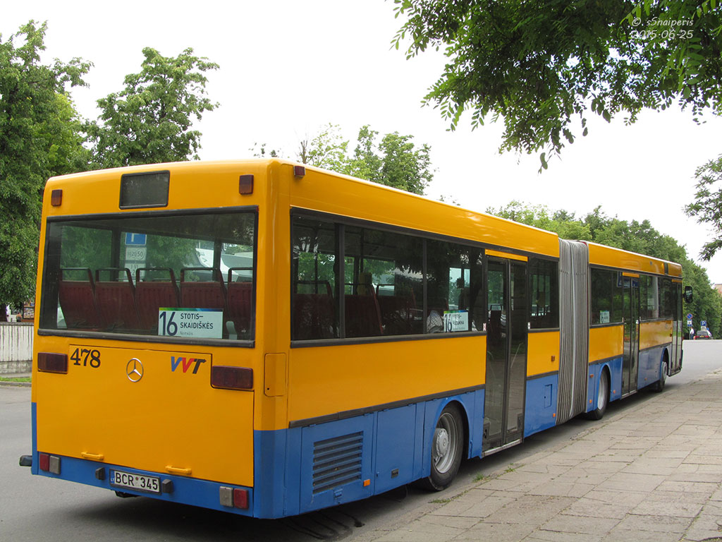 Литва, Mercedes-Benz O405G № 478