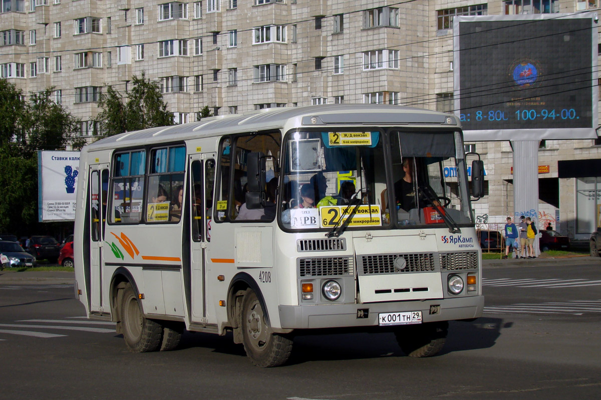 Архангельская область, ПАЗ-32054 № 4208