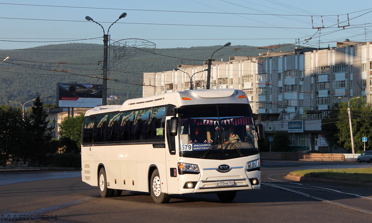 Кия красноярск. Автобус 170 Красноярск.