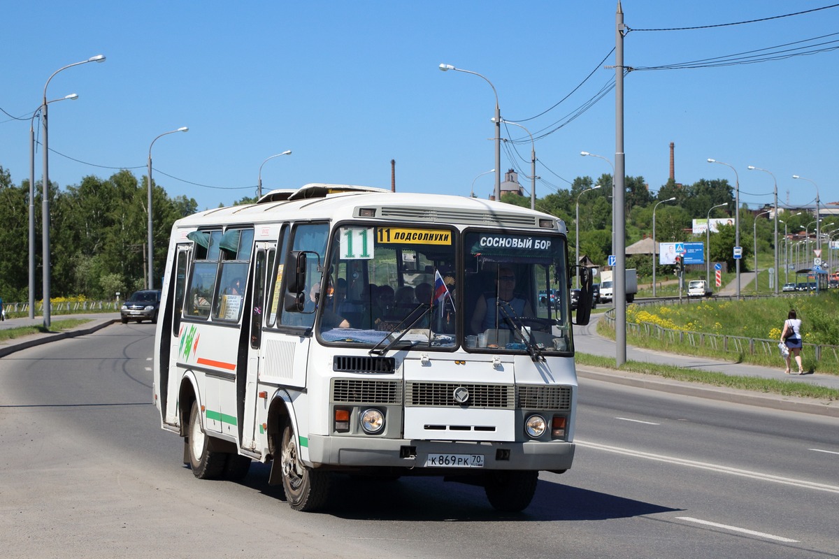 Томская область, ПАЗ-32054 № К 869 РК 70