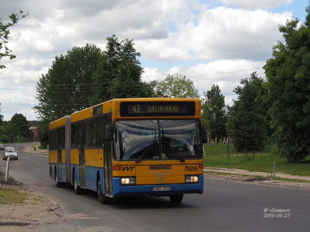 Литва, Mercedes-Benz O405G № 526