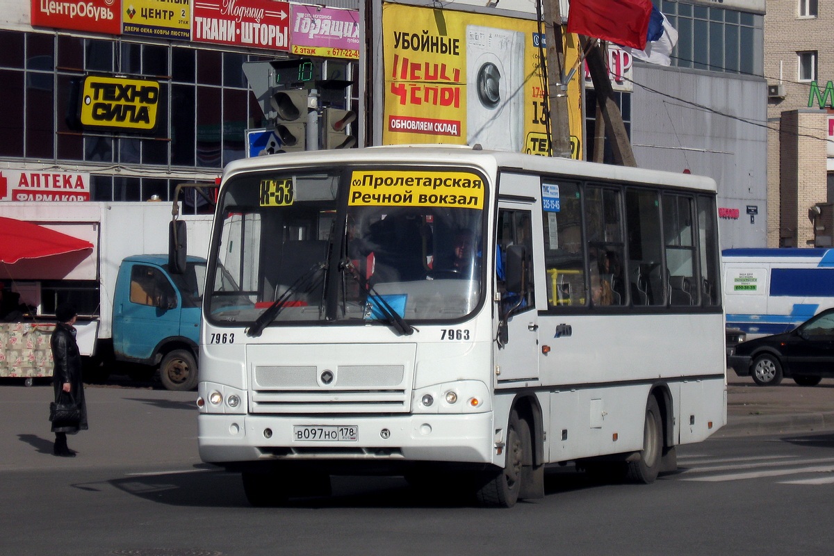 Санкт-Петербург, ПАЗ-320402-05 № 7963