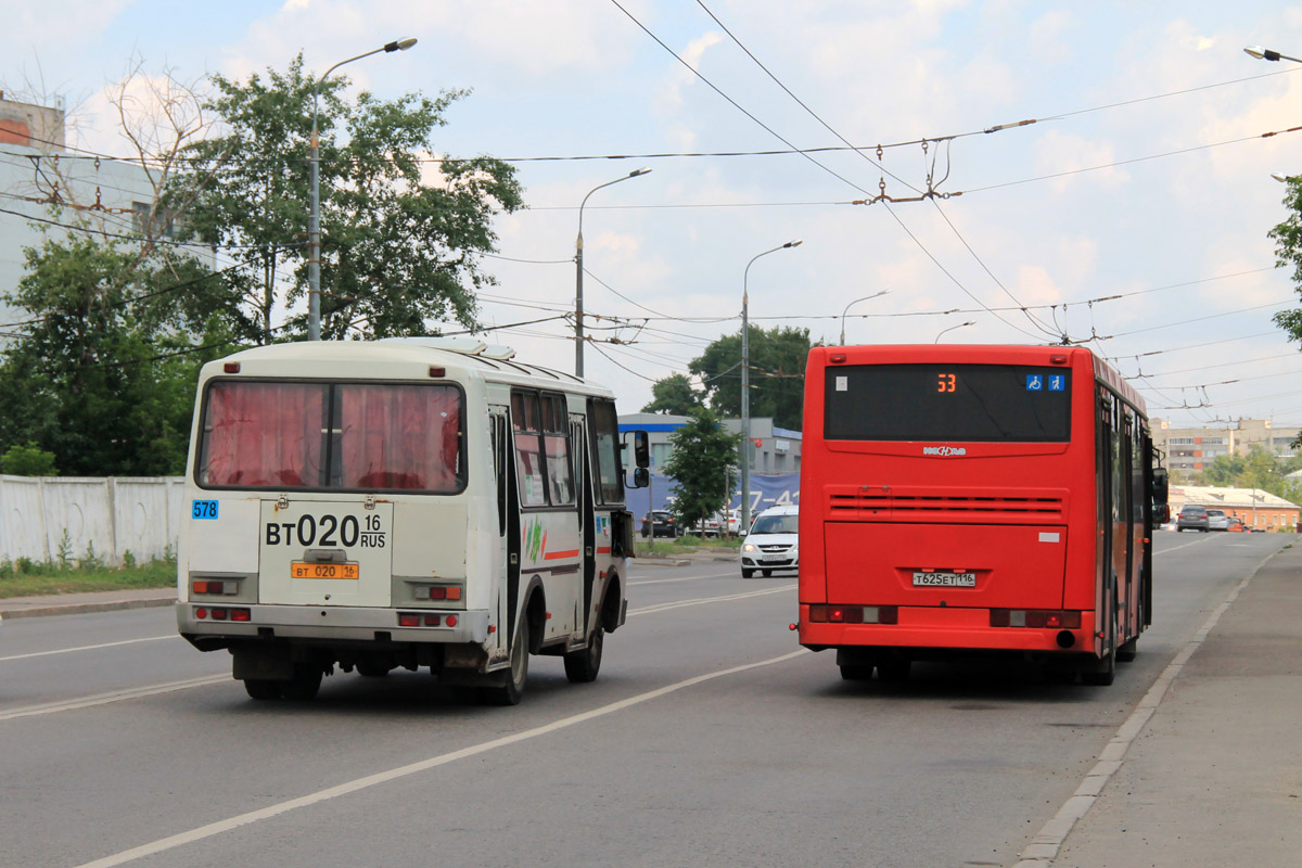 Tatarstan, PAZ-32054 # 04578; Tatarstan, NefAZ-5299-30-32 # Т 625 ЕТ 116; Tatarstan — Miscellaneous photos