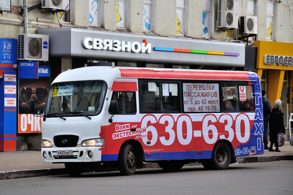 Орловская область, Hyundai County SWB (ТагАЗ) № Х 623 ХВ 57