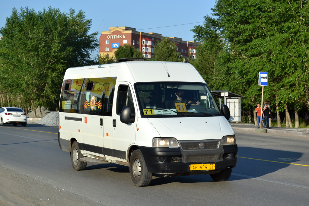 Тюменская область, FIAT Ducato 244 CSMMC-RLL, -RTL № АН 414 72