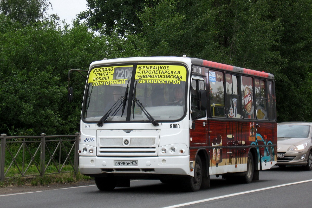 Санкт-Петербург, ПАЗ-320402-05 № 9088