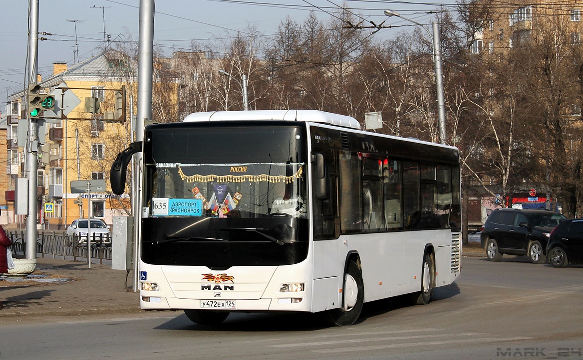 Красноярский край, MAN A78 Lion's City LE EL283 № У 472 ЕХ 124