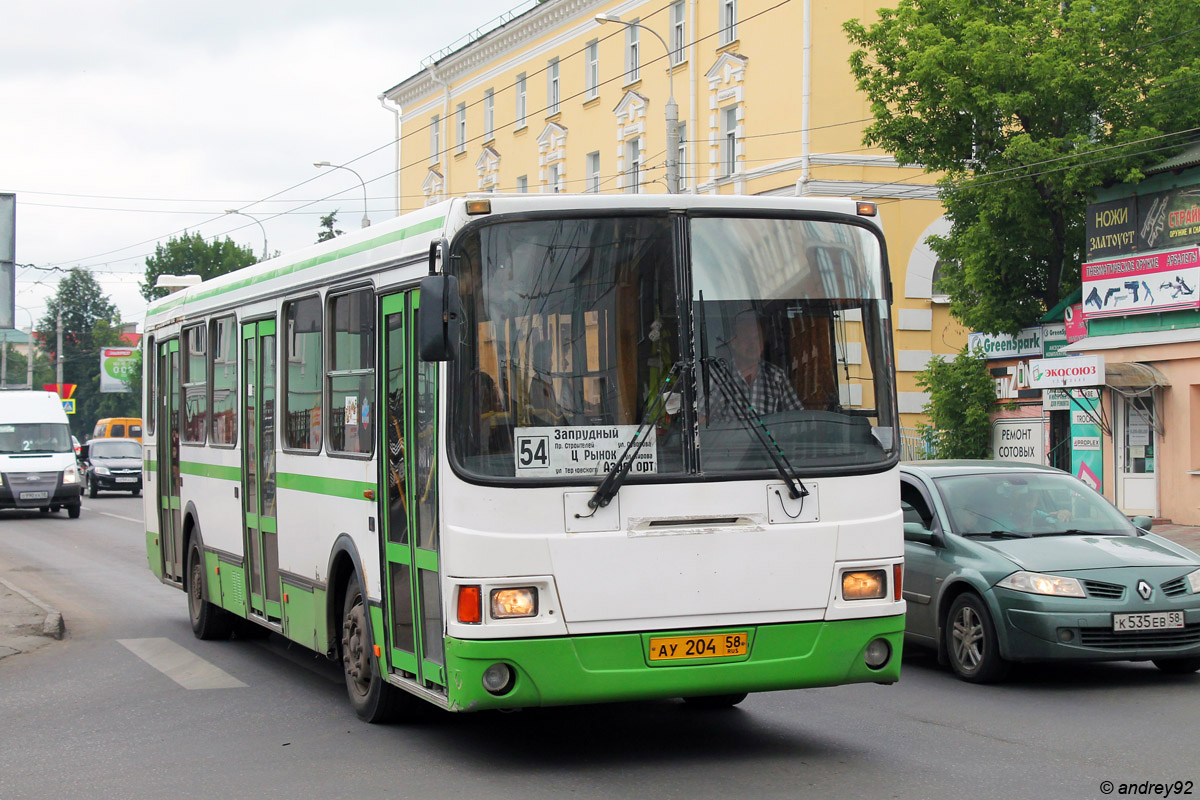 Penza region, LiAZ-5256.46 Nr. АУ 204 58