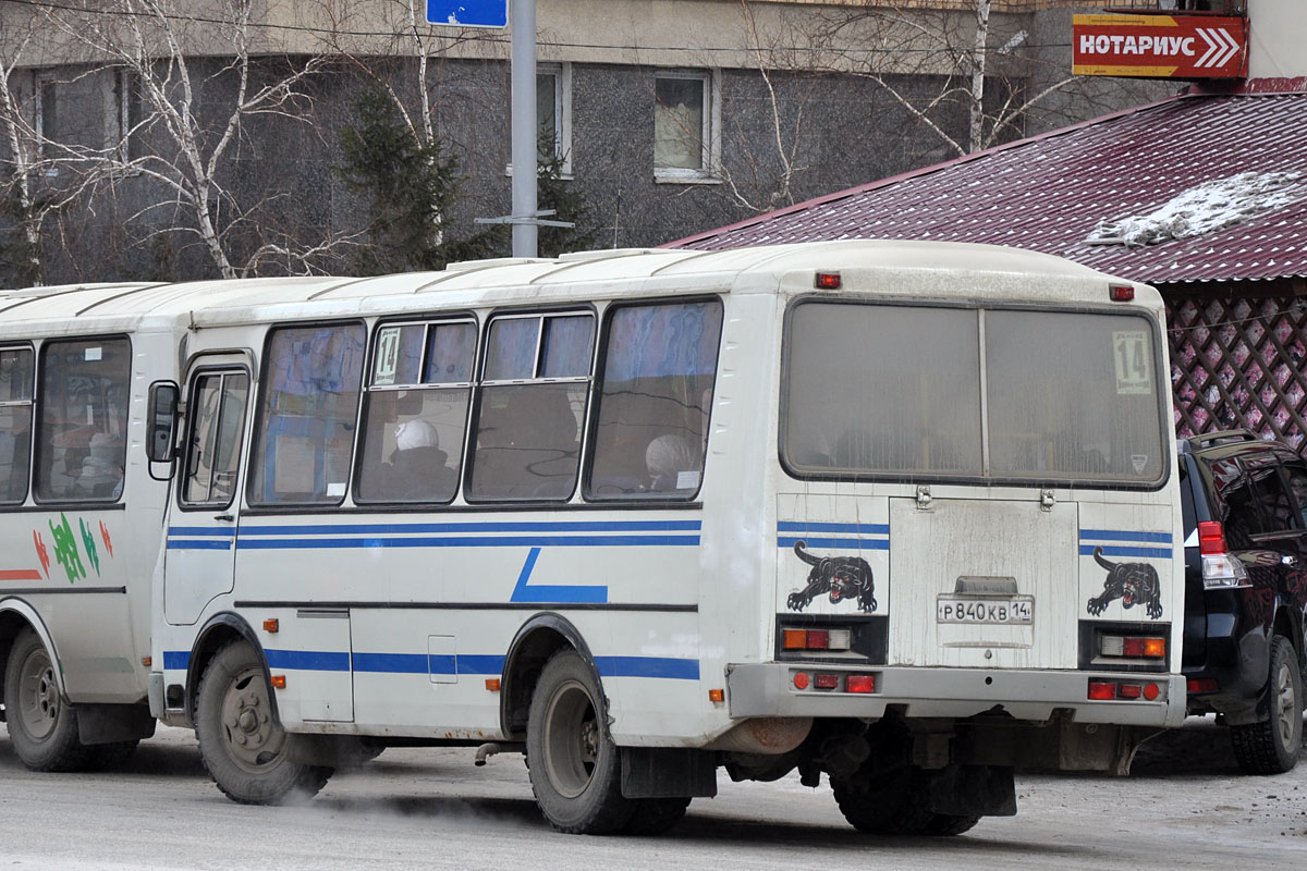 Sacha (Jakutsko), PAZ-32054 č. Р 840 КВ 14