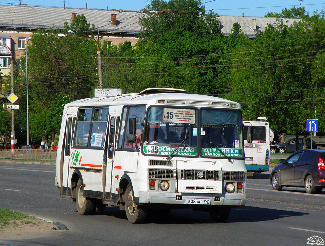 Нижегородская область, ПАЗ-32054 № В 025 АР 152