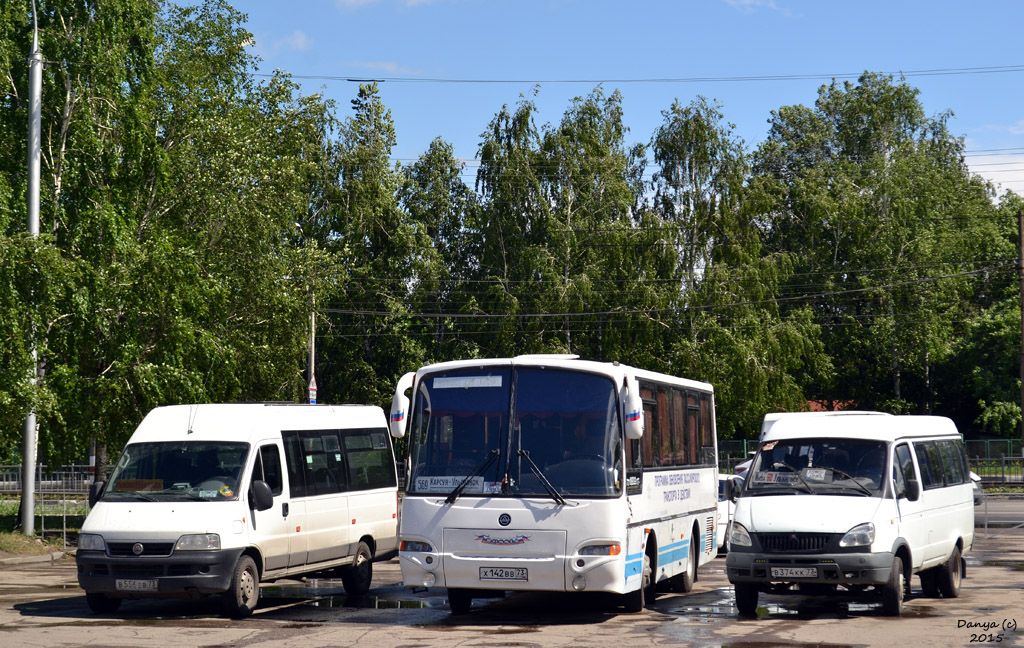 Ульяновская область, FIAT Ducato 244 CSMMC, -RT № В 556 ЕВ 73; Ульяновская область, КАвЗ-4235-02 № Х 142 ВВ 73; Ульяновская область, ГАЗ-3269-10-04 (X8332690C) № В 374 КК 73; Ульяновская область — Разные фотографии