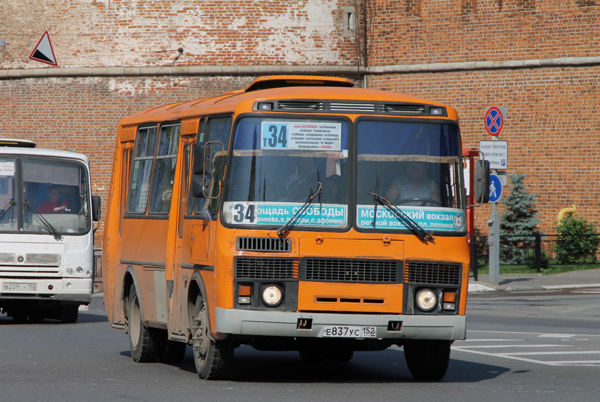 Нижегородская область, ПАЗ-32054 № Е 837 УС 152