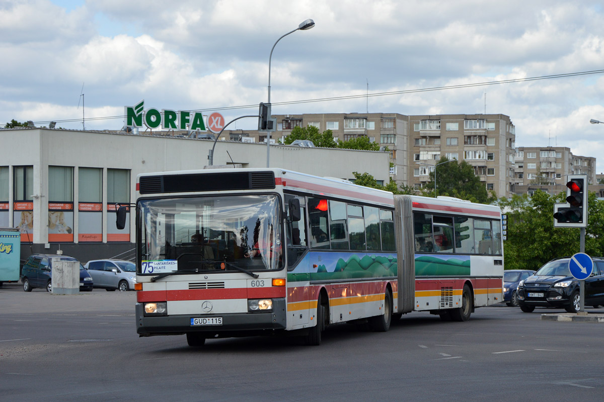 Литва, Mercedes-Benz O405G № 603