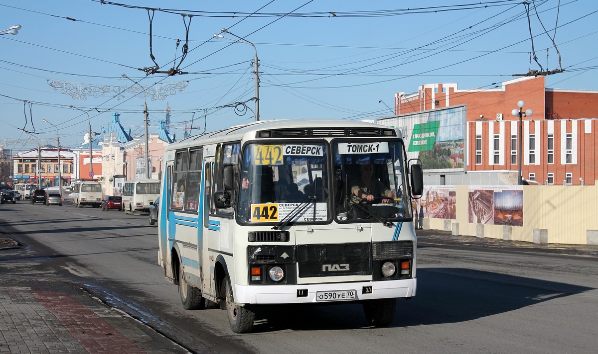 Томская область, ПАЗ-32054 № О 590 УЕ 70