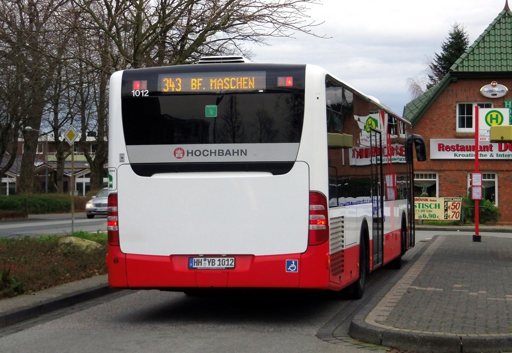 Гамбург, Mercedes-Benz O530 Citaro facelift № 1012