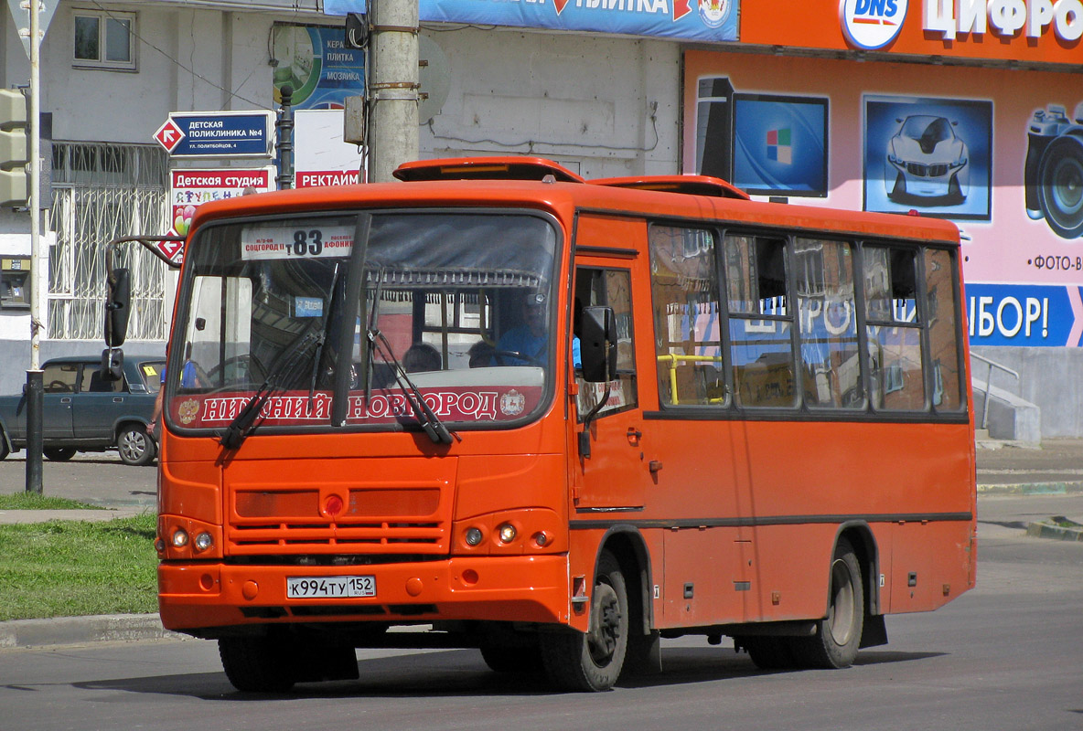 Нижегородская область, ПАЗ-320402-05 № К 994 ТУ 152