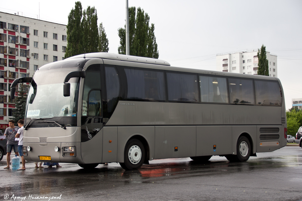 Башкортостан, MAN R07 Lion's Coach RHC414 № ЕМ 671 02