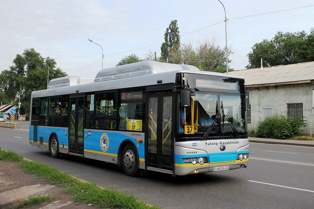 Алматы, Yutong ZK6118HGA № 595