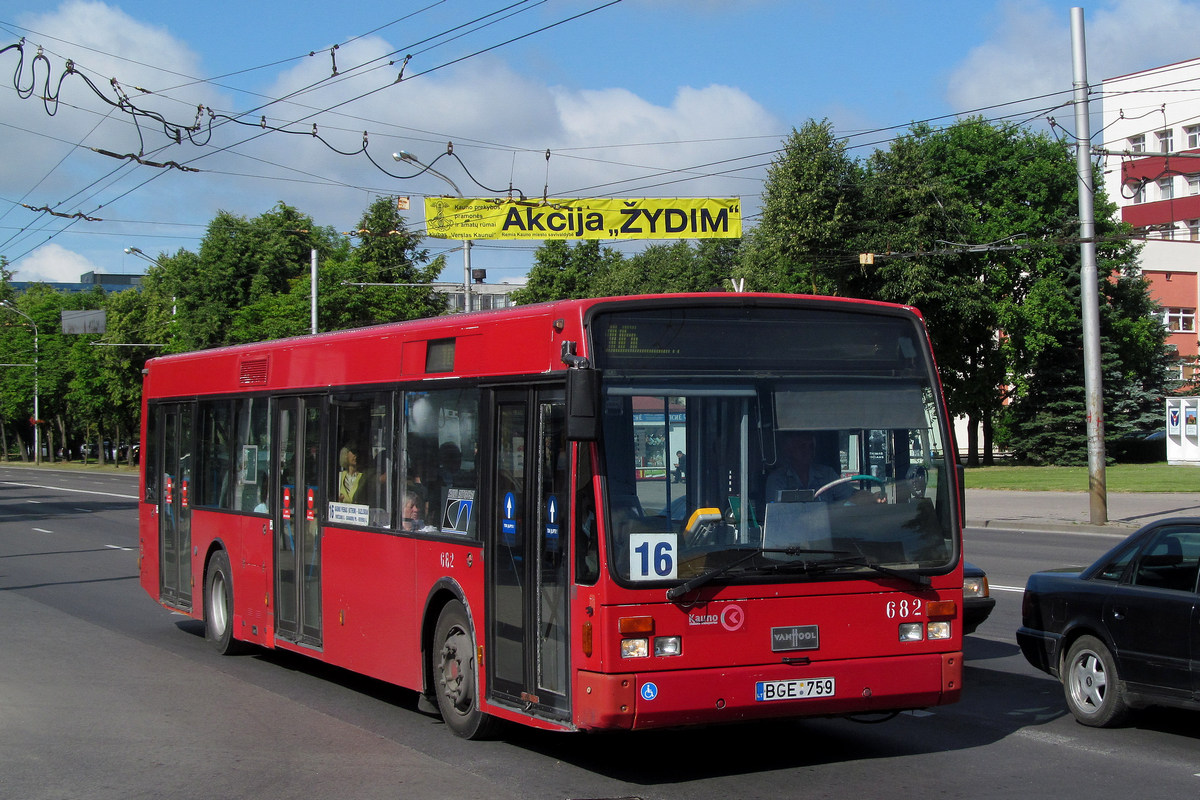 Литва, Van Hool A300 № 682