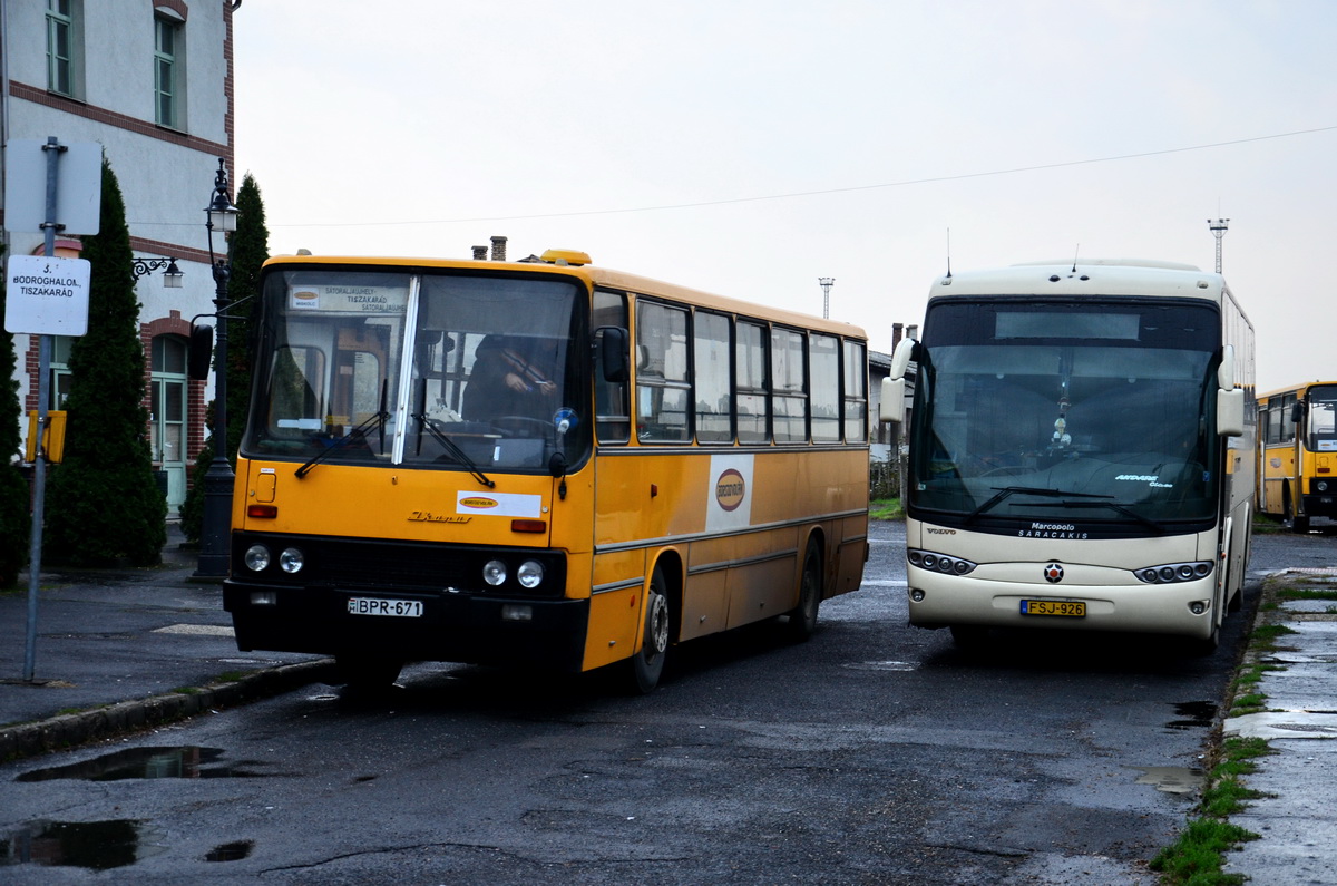 Hungary, Ikarus 260.32 # BPR-671; Hungary, Marcopolo Andare Class # FSJ-926