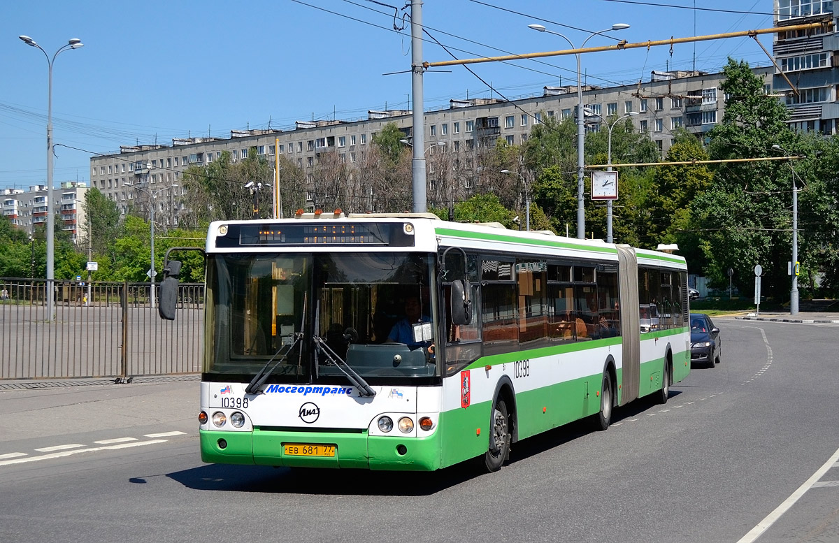 Москва, ЛиАЗ-6213.20 № 10398