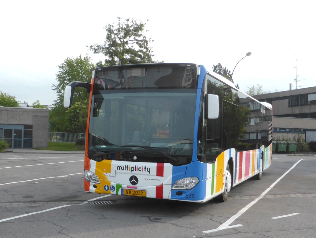 Люксембург, Mercedes-Benz Citaro C2 № 672