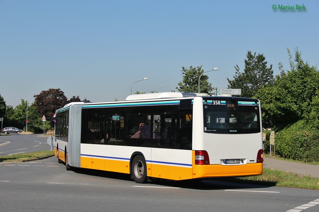 Гессен, MAN A23 Lion's City G NG323 № 358