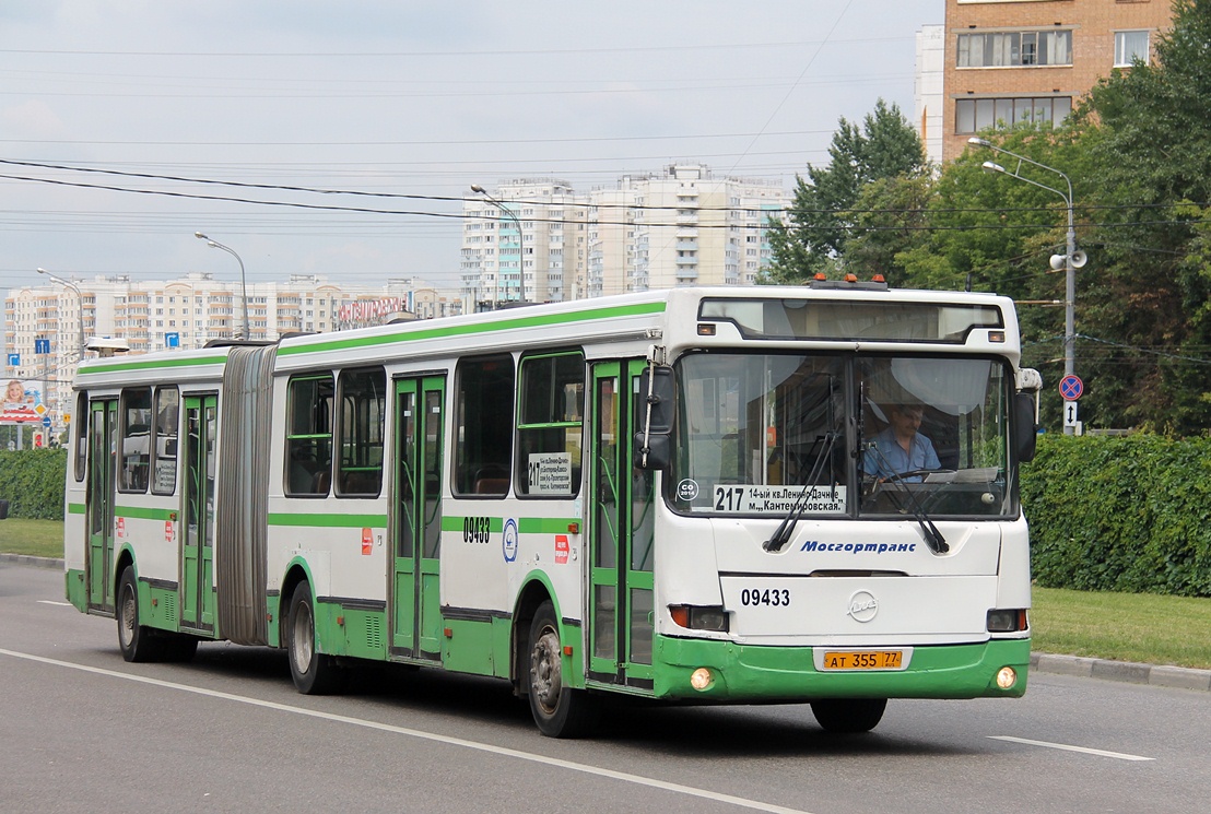 Москва, ЛиАЗ-6212.01 № 09433