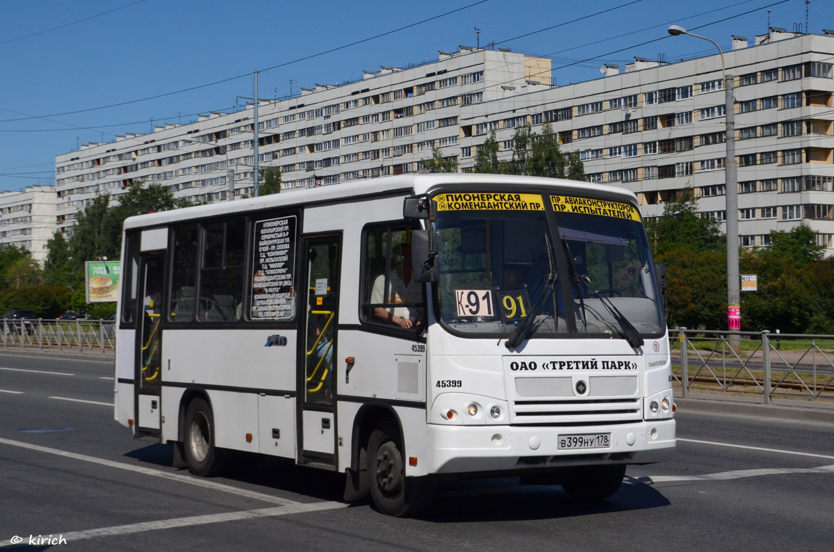 Санкт-Петербург, ПАЗ-320402-05 № В 399 НУ 178