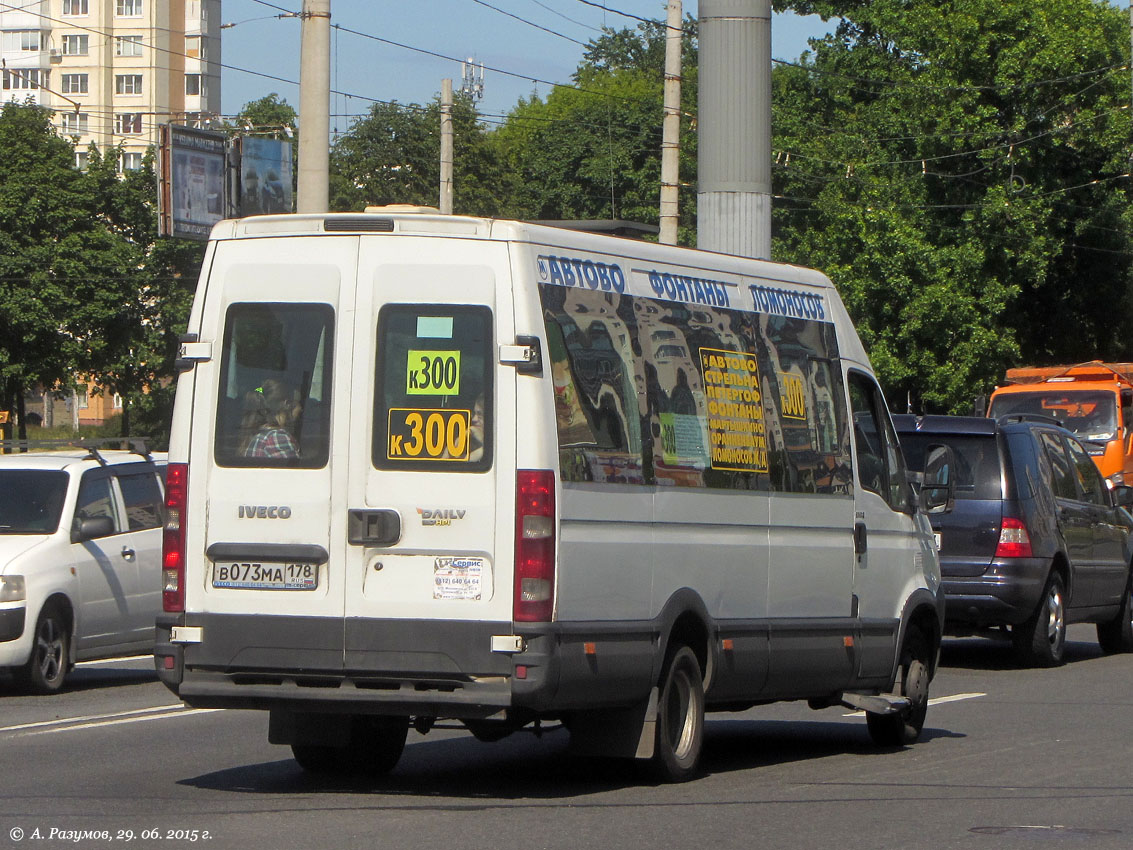 Санкт-Петербург, Росвэн-3265 (IVECO Daily 50С15) № В 073 МА 178