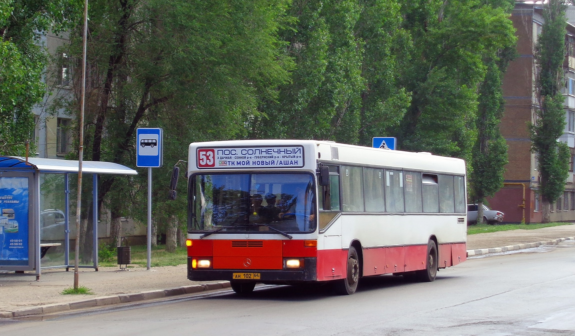 Саратовская область, Mercedes-Benz O405N № АН 102 64