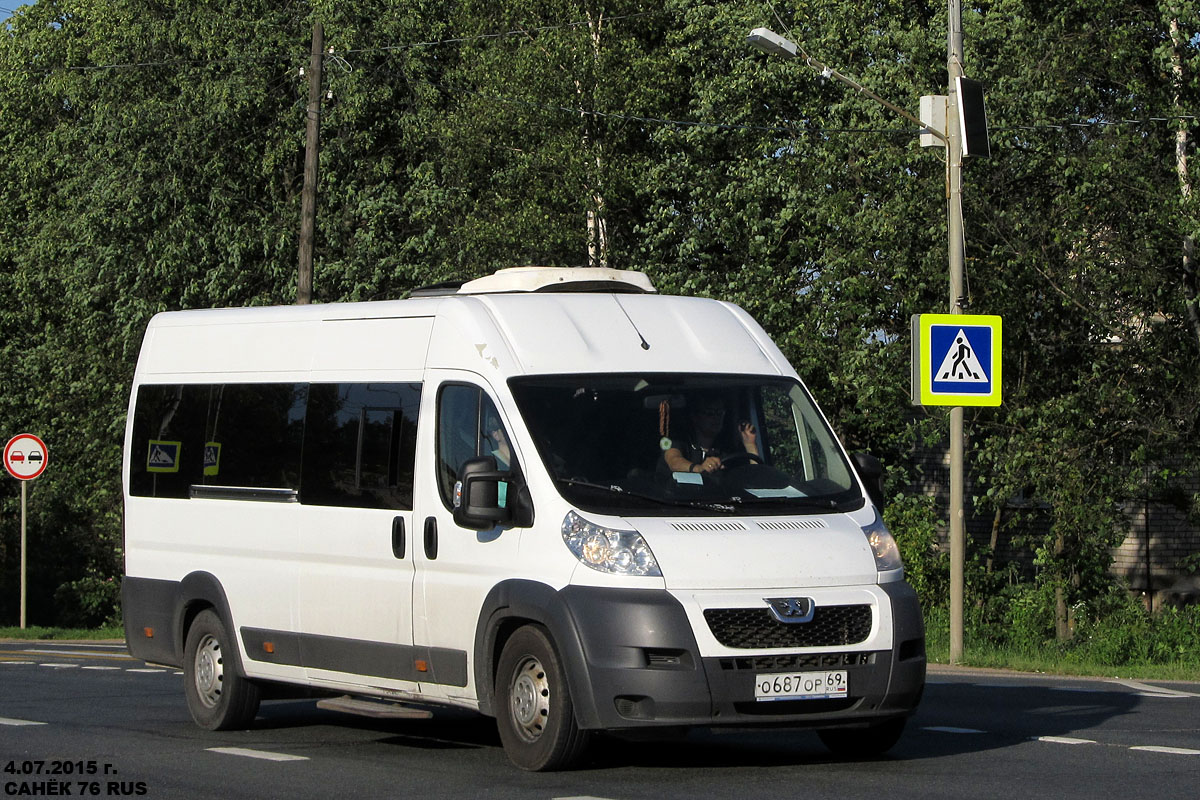 Тверская область, Нижегородец-2227SK (Peugeot Boxer) № О 687 ОР 69