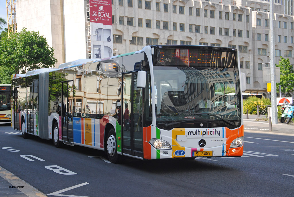 Люксембург, Mercedes-Benz Citaro C2 G № 608