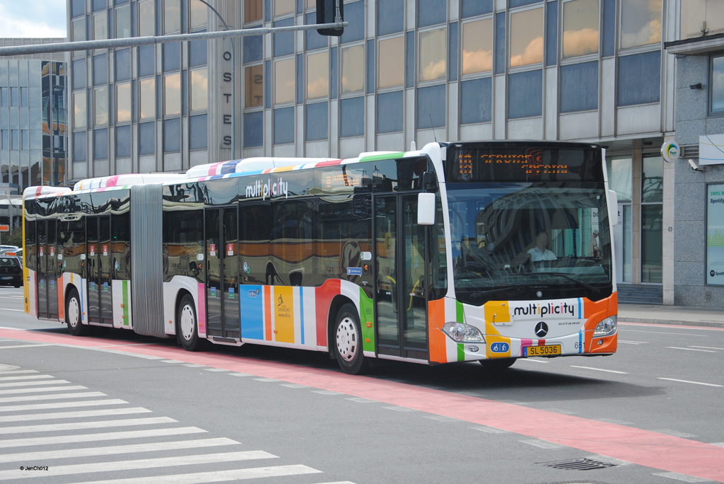 Люксембург, Mercedes-Benz Citaro C2 G № 651