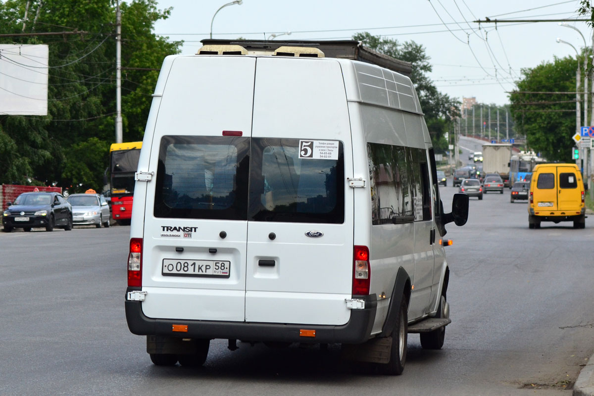 Пензенская область, Промтех-224326 (Ford Transit) № О 081 КР 58