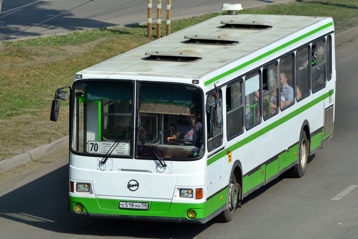 Пензенская область, ЛиАЗ-5256.45 № О 518 НН 58