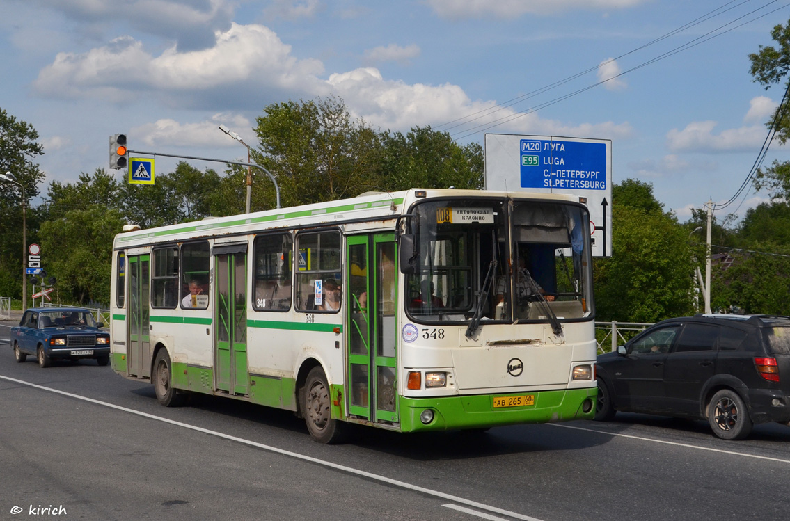 Псковская область, ЛиАЗ-5256.25 № 348