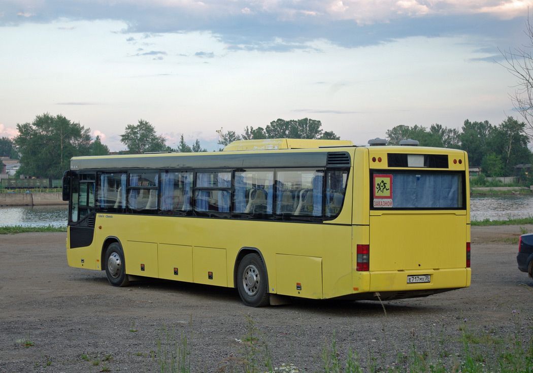 Вологодская область, MAN A72 Lion's Classic SÜ313 № Е 717 МХ 35